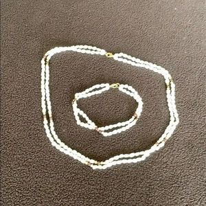 Matching necklace and bracelet!